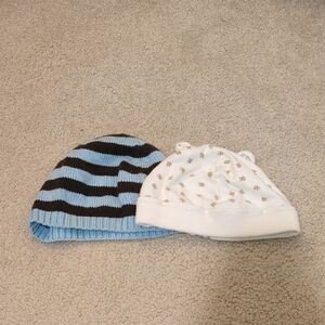2 For $10 - Baby Beanie Hat Bundle